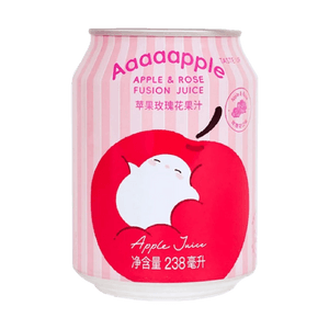 Apple Rose Juice, 8.05 fl oz【Clean Label,Low Calories,0 White Sugar】