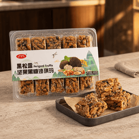 珍不凡 黑松露坚果黑糖沙琪玛 438g【浓郁黑松露】【酥软香甜】