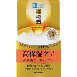 ロート製薬 肌ラボ 極潤 うるおいジェルクリーム 100g (日本製) - 高保湿5in1