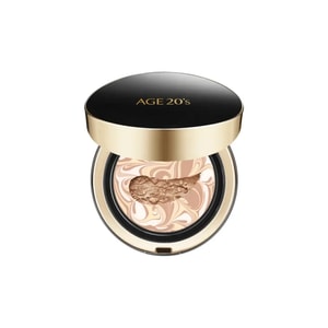 【香港直邮】 韩国 AGE20's 【SPF50+高防晒】 遮瑕气垫 #21 浅米色 0.49oz(含替换装×2)水润保湿 持久不脱妆 裸妆神器