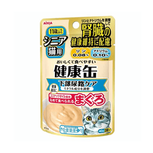 [일본 직배송] 아이시아 헬시 노령묘용 캔 사료 (요로 건강 관리용) 40g