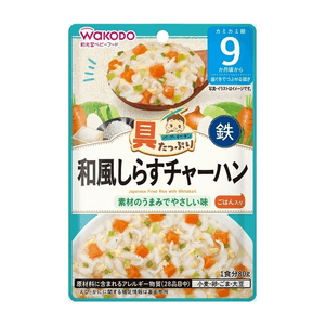 【日本直邮】 日本 和光堂 日式小鱼炒饭 80克 婴儿辅食 营养丰富 易消化 宝宝辅食
