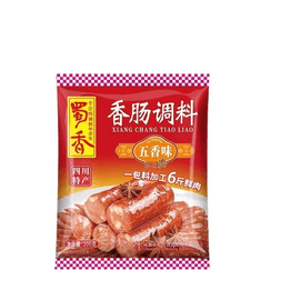 [중국 직배송] 슈샹 소시지 양념, 매운 소시지 양념, 광둥식 소시지 양념, 사천식 절임 양념, 오향맛, 200g*1봉지