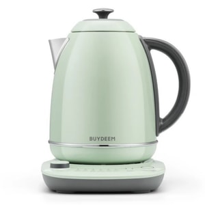 Electric kettle K740 large capacity 1.7L stainless steel hot water kettle green 1 Pack