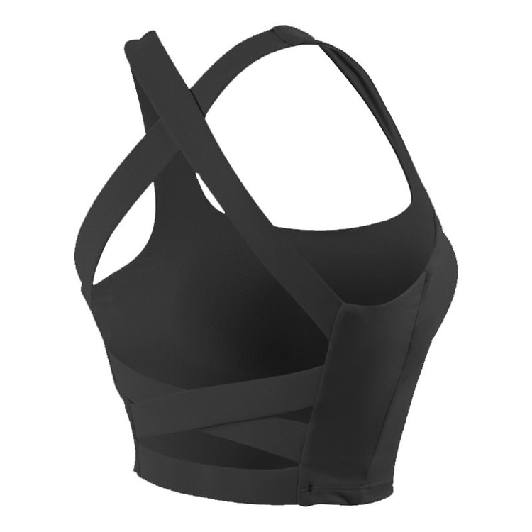 Sports Beautiful Back Bra For Running Yoga Fitness/Black#/S - Yamibuy.com