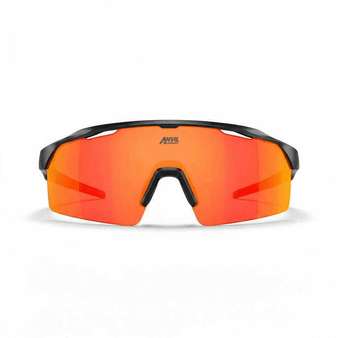 Professional Tactical Goggles, Impact-Resistant, Orange Sports Edition, 1 Pair