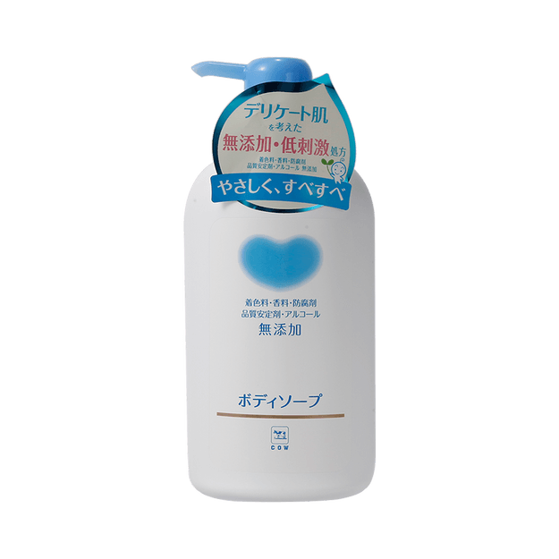 商品详情 - COW 牛乳石碱共进社||植物性温和无添加沐浴露||550ml - image  0