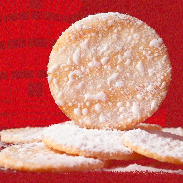 Temple of Heaven Limited Edition Jumbo Rice Cracker 2.47 oz 【15cm Diameter】【Free Sticker Inside】 5
