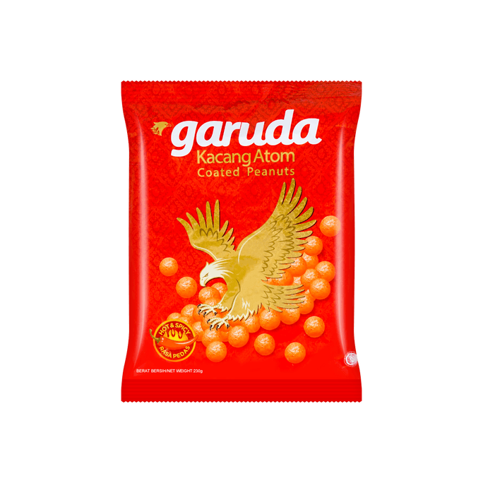 印尼Garuda 辣味鱼皮花生 230g