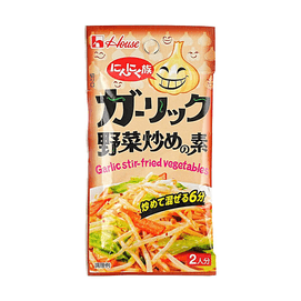 日本HOUSE好侍 蒜香族 蒜香炒蔬菜酱 6.2g 【浓郁蒜香】【快手家常菜】