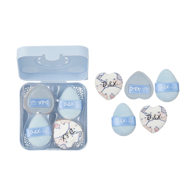 Little Sheep Blemishes Powder Puff Set Blush Highlighter And Concealer Multi-purpose Cute Thumb Powder Puff Set 1 Set