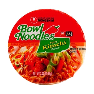 韩国NONGSHIM农心 Bowl Noodles3分钟微波碗面 拉面 辣泡菜味 86g
