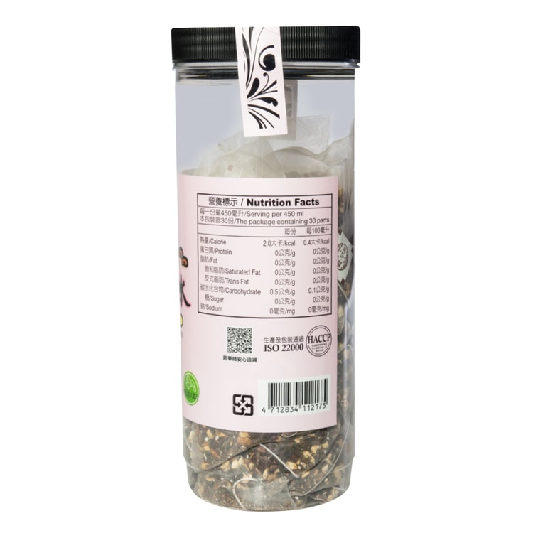 台灣阿華師AWASTEA 紅豆紫米薏仁水 祛濕消腫減肥 30袋入 450g 10