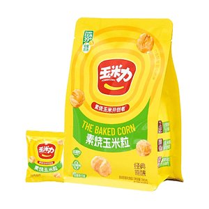 玉米力 素烧玉米粒 经典原味 180g 【非油炸】【酥脆不卡牙】