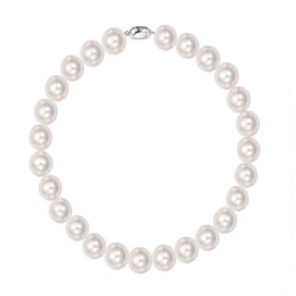 【中国直邮】 HSPM 10mm天然深海贝珠珍珠项链超高定精选高品质 颗颗打结 小众颈链 1条