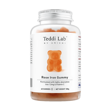 Rose Iron Gummy, Formulated with Highly Absorptive Iron, 12 mg & Vitamin C, 60ct