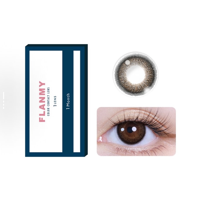 T-Garden Cacao Waffle Monthly Circle Lenses - 1 Lens×2 Boxes 0