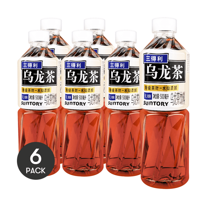 【Value Pack】Japanese Oolong Tea - Sugar-Free, 16.9fl oz*6