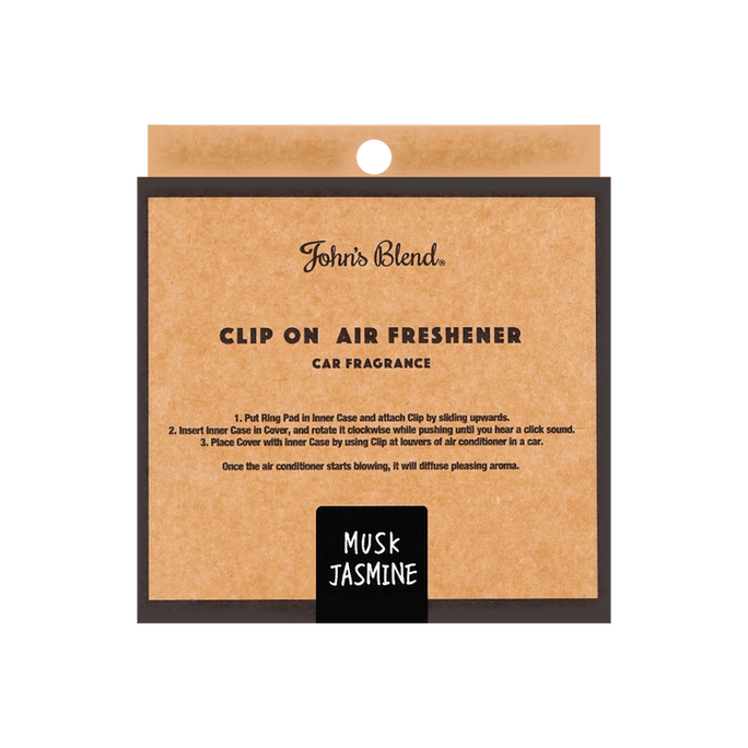 Clip-On AC Air Freshener for Car #Musk Jasmine 1pc