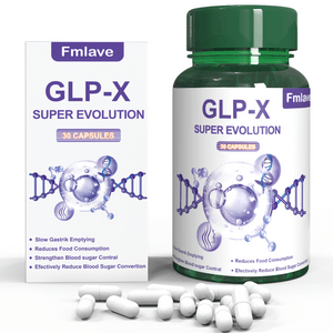 Fmlave GLP-X Capsules - Appetite Suppression & Blood Sugar Support 100mg X 30 Capsules