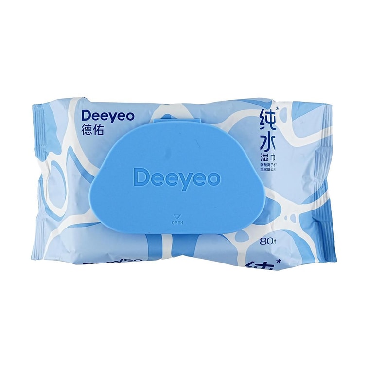 德佑 婴幼儿纯水清洁湿巾 湿纸巾 80片 4