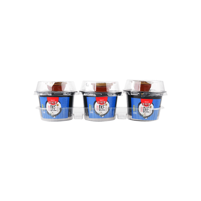 生和堂 龟苓膏 冰糖菊花口味 3杯装 附伴侣调味包+汤勺 645g