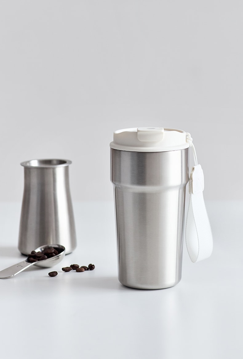 OLAYKS 沒事杯保溫杯不鏽鋼咖啡杯外出攜帶500ml水杯隨行杯