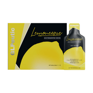 GLPeutic Lemonesque Bio-Fermented Drink, 7pcs - Probiotics + Gut Comfort | Gentle Cleansing | Natural Detox 
