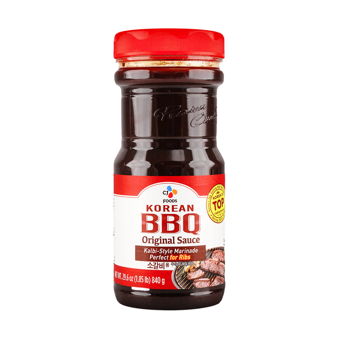 Korean BBQ Original Sauce Kalbi Marinade for Ribs, 29.6 oz