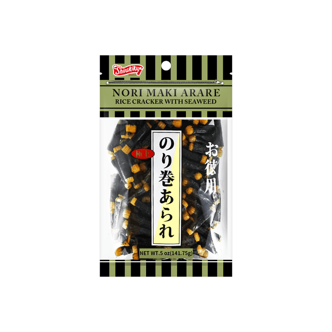 日本SHIRAKIKU 海苔米果卷 141g 【新品登陸】