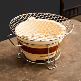 Tea Brewing Starter Set (Roasting Net + Large Charcoal Stove)