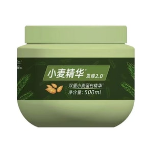 【中國直郵】 章華 小麥精華髮膜500ml 【拯救乾枯稻草發】 雙重小麥蛋白精華 填充受損髮質