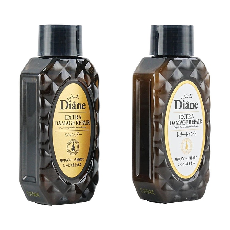 Diane Extra Damage Repair Shampoo & Treatment Travel Size Set
