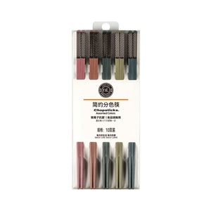 Chopsticks Assorted Colors 10Pairs