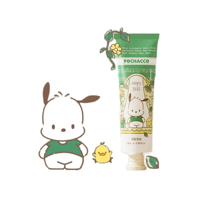 Hand cream [Pochacco Pacha dog] Sanrio family joint name 25g