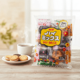 日本TAKARA 什锦饼干 169g【焦糖可可葡萄柠檬咖啡5种风味】