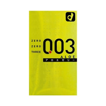 日本okamoto冈本 003系列 芦荟精华超薄安全避孕套 10个入