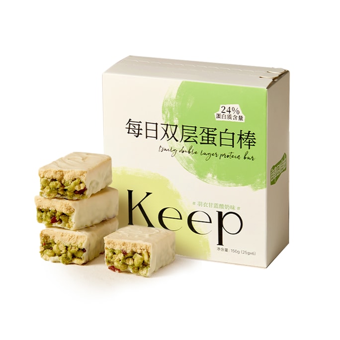 Double-Layer Protein Bar Kale Yogurt Flavor 150g(25g*6)