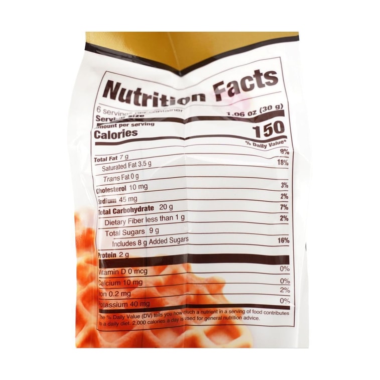 Butter  Waffles ,6.34 oz 7