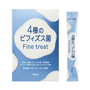 POLA Fine treat 4 kinds of Bifidobacterium lactis powder 1.8g×90 bags