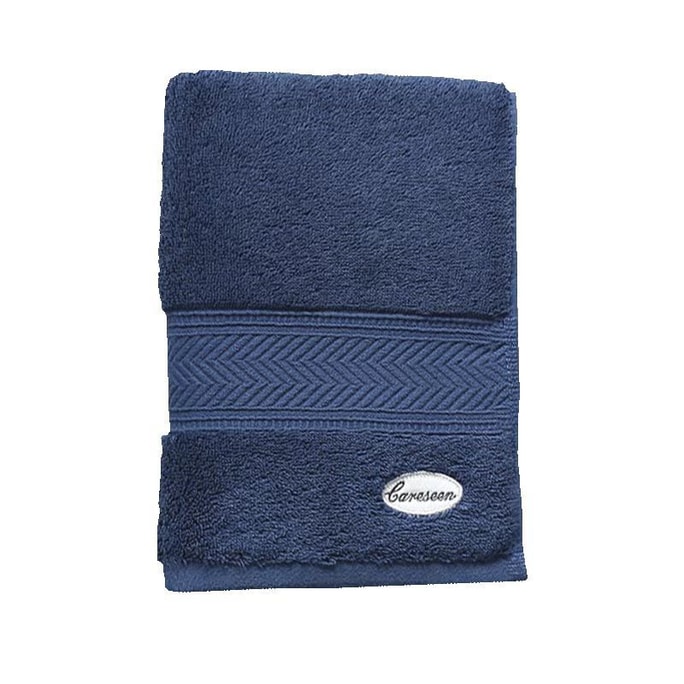 Five star hotel thickened cotton absorbent towel bath towel 120g dark blue