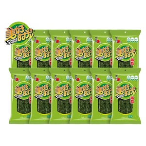 Kids' Snack To Satisfy Cravings - Instant Seaweed For Mixing With Rice, Original Flavor Seaweed 1.5g*12 packs