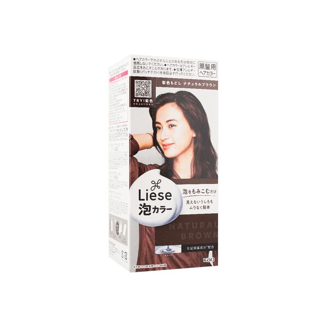 LIESE PRETTIA Bubble Hair Dye Natural Brown 1set
