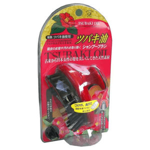 【日本直送】日本 ACCENTIAL 池本椿油シャンプーブラシ TSU-70 (1本) - シャンプー、コンディショニング、頭皮マッサージ、椿油用ヘアスタイリングブラシ