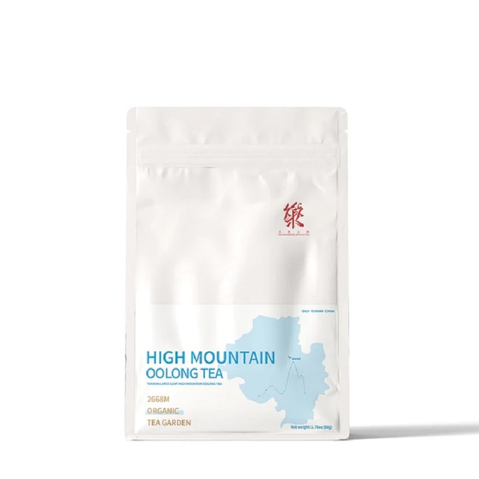 Lapsangstore Yunnan 2668m Altitude Organic Manor Oolong Tea Pouch 50 g