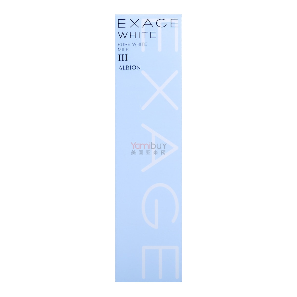 알비온ALBION EXAGE WHITE 퓨어 화이트 밀크 III 200g - Yami