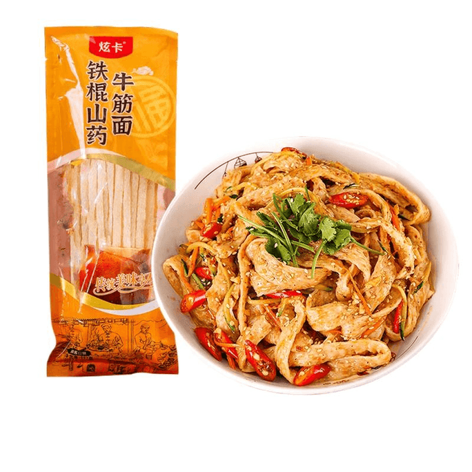 Iron Rod Yam and Beef Tendon Noodles   137 g   1  bag