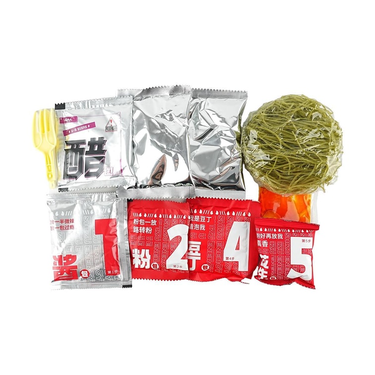 食族人 香菜酸辣粉 沖泡免煮米粉米線 136g【獨特工藝保留特有清香 兩包香菜雙倍滿足】 10