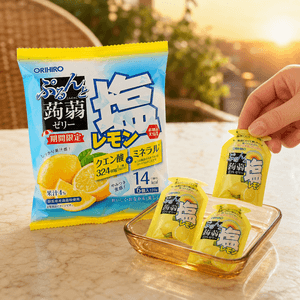 Salt Lemon Konjac Jelly 6 pieces【Limited Edition】【Refreshing】