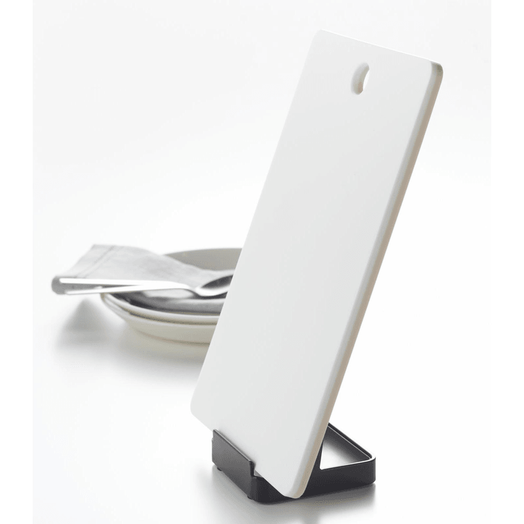 야마자키 홈 냄비 뚜껑 및 국자꽂이 (일본) - 스테인리스 스틸, 블랙 (1개) 4